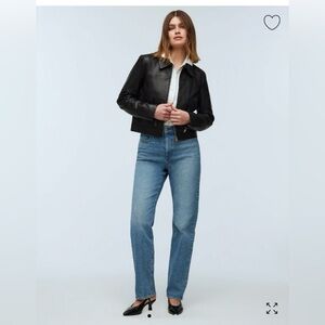 Madewell Shrunken Leather Jacket